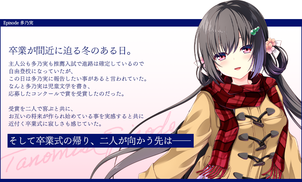 [HOOKSOFT(HOOK)] 放課後シンデレラ ミニファンディスク ～あなたと帰る最後の下校道～