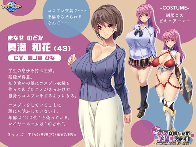 [アパタイト] 不倫×恋愛! ママはあなたの欲望叶えます ～肉欲にまみれる主婦レイヤーの日常～