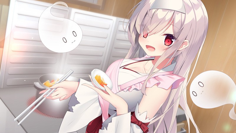 [milimili:AMUSE CRAFT EROTICA] 巨乳幽霊さんに癒やされる社畜さんの性活! ～えっちなサポートは私におまかせ!～