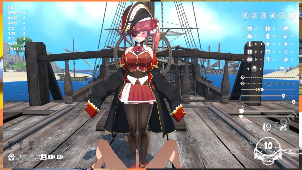 [MofuMofuGames] 出航!憧れの巨乳船長とやりたい!射精放題‼