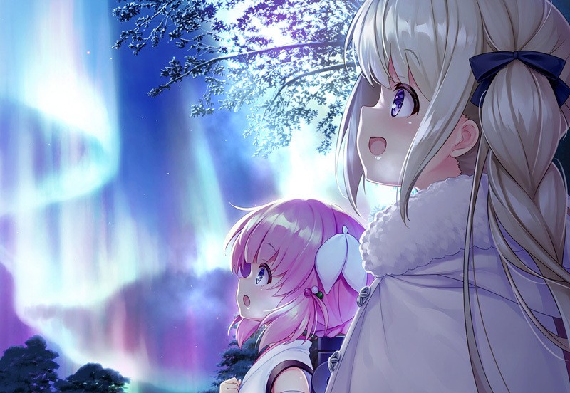 [Key] プリマドール 冬空花火／雪華文様