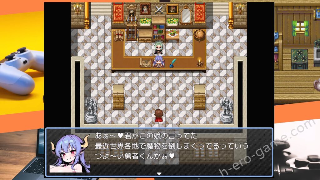 [エムカイザー] エロマゾRPG～サキュバス達のえっちな色仕掛けに堕ちる勇者～