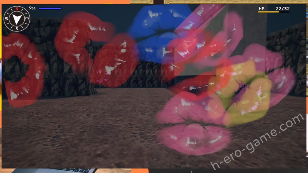 [ライツキャメラアクション] キス魔サキュバスの巣からの脱出