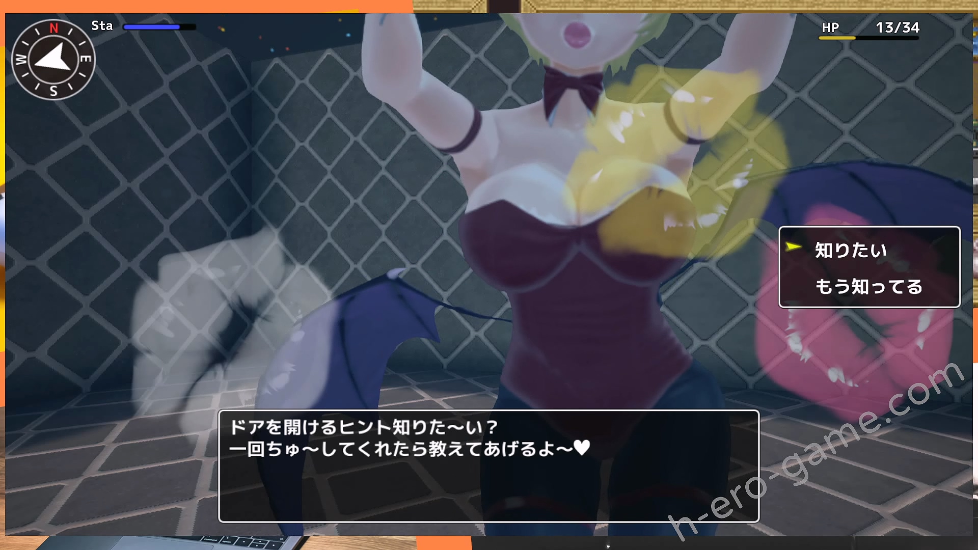 [ライツキャメラアクション] キス魔サキュバスの巣からの脱出