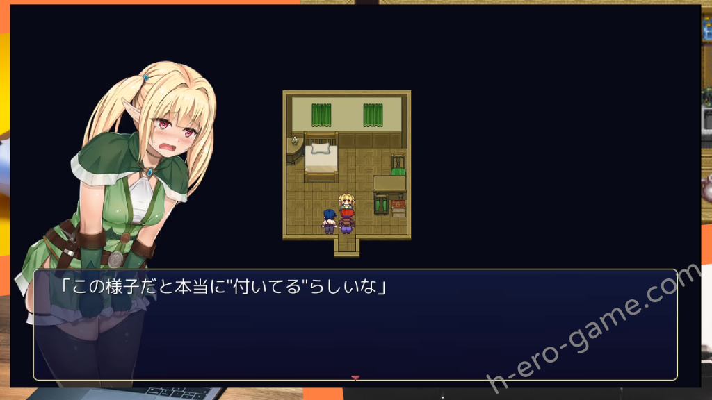 [URURUC] ふたなりハーフエルフと妖精と呪いの装備