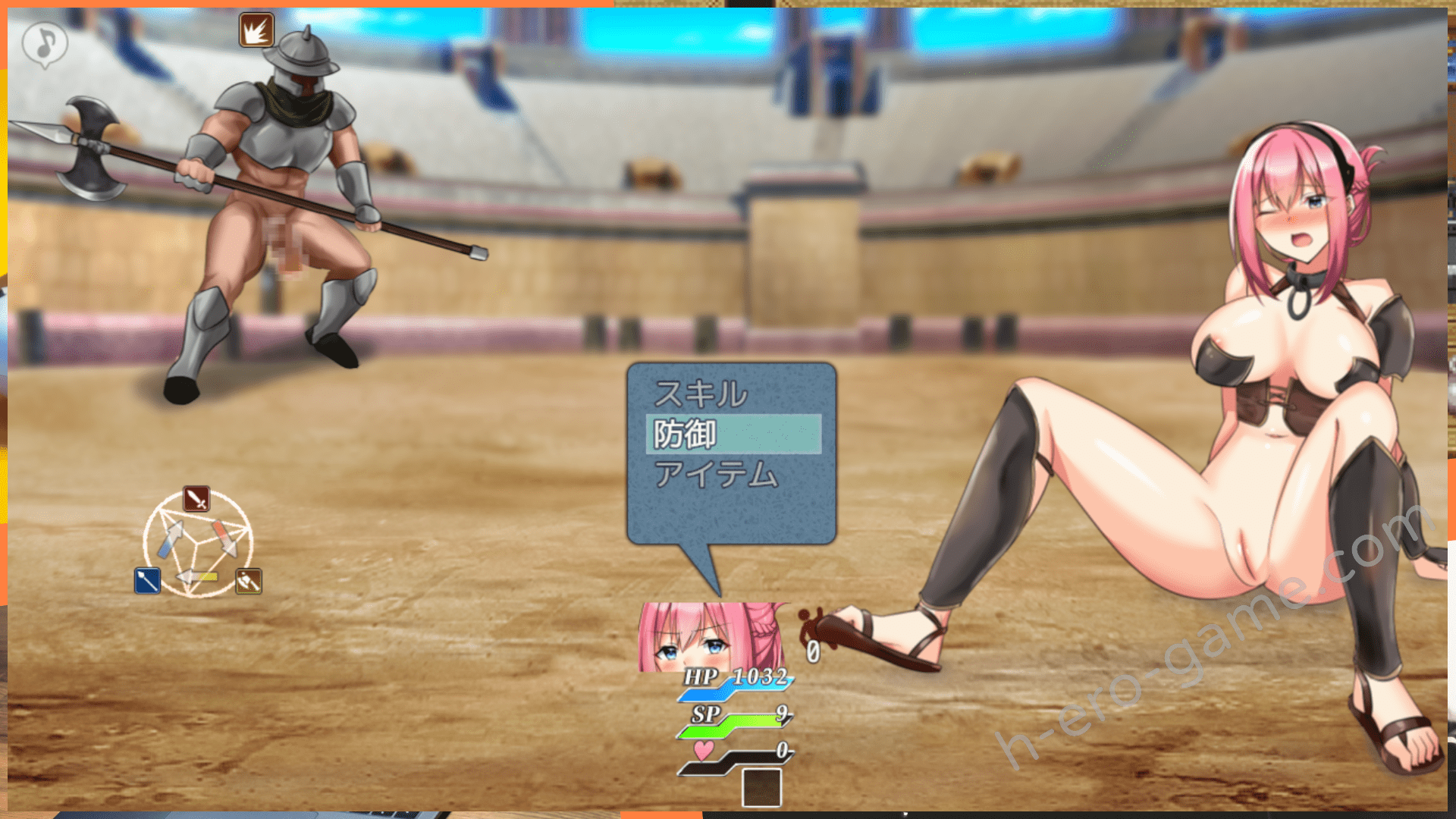 [dHR研] 聖騎士リアナ 監獄島の女隷剣闘士