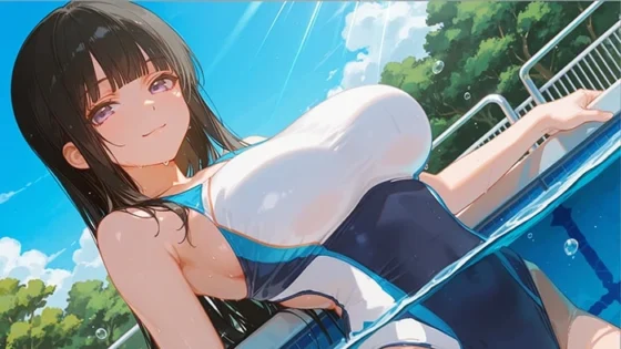 [ももはなソフト] 走る巨乳！泳ぐ巨乳！